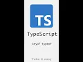 keyof typeof TypeScript Frontend Take it easy