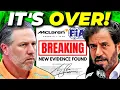 Lagu HUGE TENSION at McLaren After FIA Launches MAJOR INVESTIGATION Following NEW EVIDENCE FOUND!