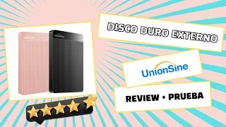 Disco Duro Externo UnionSine 500GB | Unboxing + Test rendimiento lectura / escritura