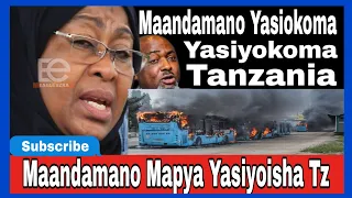 Samia Receives Bad News Tonight New Non Stop Protests In Tz To Remove Authority Lawyer Bonfac 