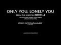 Only You Lonely You (Cinderella) Piano Accompaniment [Karaoke Lyrics in CC]