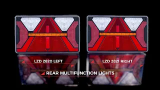 Video: LED neon achterlicht links 12-24v 5-PIN's | VC-5101B5