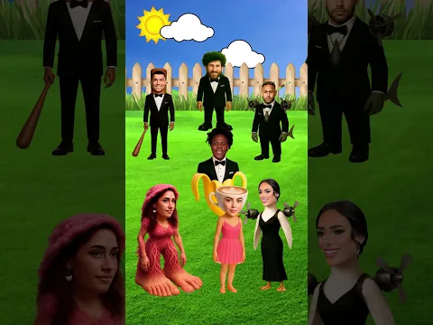 ¿Quién es el verdadero papá?👨 Messi🌳 vs Cristiano⚾ vs Neymar🦇 vs MrBeast🛞 – ¡Ella Decide!👧👩‍⚖️