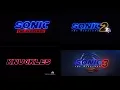 ALL sonic movie logos 1 2 3 and knuckles