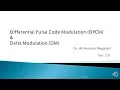 6 6 DPCM and Delta Modulation
