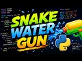 How to make a Snake water gun game in python