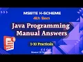 Java Programming 314317 4th Sem Solutions