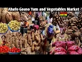 Lagu Rural African Village Market In Africa Ghana Ahafo Goaso #Yam#africa#rural #market #ghana #rurallife