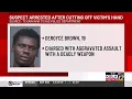 Texarkana residents discover man with severed hand on porch suspect arrested