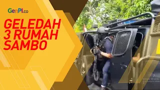 Deretan Pasukan Brimob Datangi 3 Rumah Irjen Ferdy Sambo