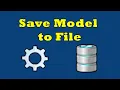 How to Save a Machine Learning Model in a File in Python using Pickle