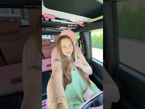 LET’S SEE HOW MUCH IT COSTS TO FILL UP MY NEW BRONCO RAPTOR⛽️🩷#gas#bronco#drive#pink#vlog#cute#fyp