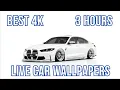 BMW M3 Swiss Spec White Live Wallpaper 4K Clean Luxury Aesthetic 3 Hours