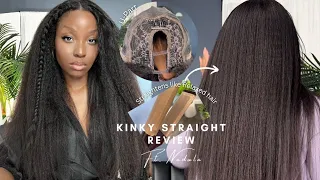 Get Flawless Hair in Minutes Kinky Straight U Part Wig Review Ft Nadula