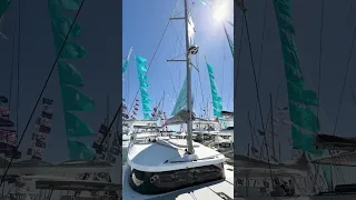Test Editor Toby Hodges attended the recent breezy world premiere of the Lagoon 38 #sailingyacht