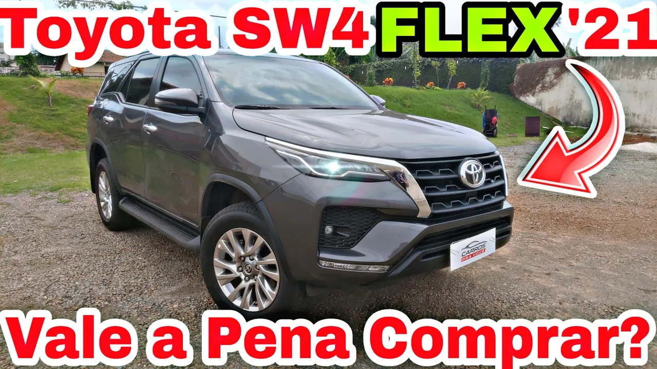 Toyota SW4 Flex 2021 - Por R$ 100 Mil a Menos Você Compraria? Preço, Desempenho, Consumo e Custos!