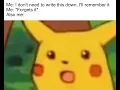 SUPRISED PIKACHU meme origin