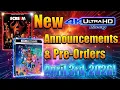 New 4K U Blu-ray Announcements Pre-Orders for April 3rd 2026