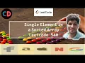 Single Element in a Sorted Array Leetcode 540 Live coding session 3 Approaches BS