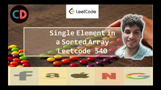 Single Element in a Sorted Array Leetcode 540 Live coding session 3 Approaches BS