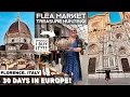 A FLEA MARKET DAY TO REMEMBER Thrift Haul Thrift VLOG 30 Days In Europe Day 26-27