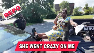 SHE REALLY JUMPED ON MY TRUCK! (REPO)