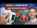 How To HARD RESET Ring Spotlight Camera EASY 2026