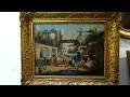 "Scène villageoise" Superbe tableau animé à musique (lot 80)