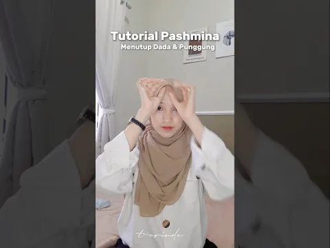 Tutorial Pashmina Menutup Dada #shorts #shortvideo