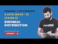 A LEVEL MATH - Probability and Statistics S1
