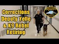 Corrections Deputy Yelle and K9 Rebel Retired