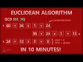Euclidean GCD Algorithm - Easy Explanation and Implementation