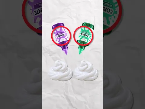 Misture o CORANTE na SLIME!