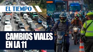 Cambios viales y doble sentido en la carrera 11 por obras en la calle 100 | EL TIEMPO