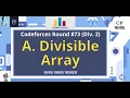 A Divisible Array Codeforces Round 873 Div 2