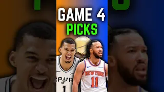 SPURS VS KNICKS GAME 4 NBA FINALS BEST PICKS PRIZEPICKS UNDERDOG PLAYER PROPS WEDNESDAY JUNE 10