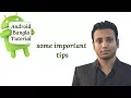 Android Bangla Tutorial 1 6 some important tips