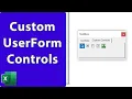 Custom UserForm Controls for Excel