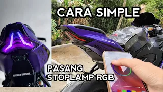 TUTORIAL PASANG LAMPU RGB ( STOPLAMP ZX25R)