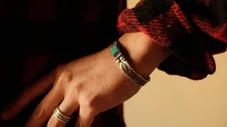 How to Make a Traditional Southwest Turquoise Cuff - Chad Barela