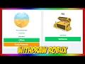 How to Wit raw ROBUX RBLX Land