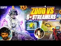 6+ Pro STREAMER’s Tried to Defeat Zodd‼️ | Zodd vs Streamer’s in Conqueror lobby - 1v4 Clutches