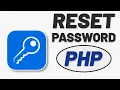 How to Create a Reset Password in PHP and MySQL