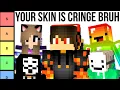 Ranking every minecraft skin based on cringe