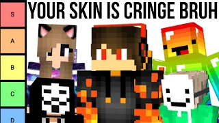 Ranking every minecraft skin based on cringe