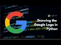 Drawing the Google logo in Python
