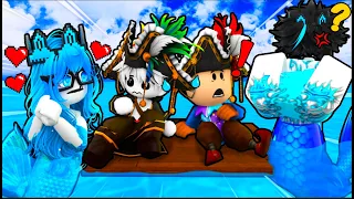 ¡NOS SECUESTRARON las SIRENAS EN UNA ISLA PROHIBIDA de BROOKHAVEN! 🏴‍☠️🧜