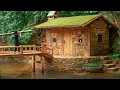 Lagu I Built a Complete Stone House by the Stream to Survive in Nature. Bushcraft, Catch and Cook