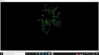 Random walk problem in Python animation coding programming