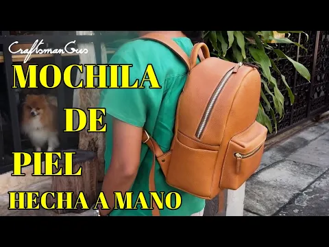 Download MP3 MOCHILA DE PIEL HECHA A MANO paso a paso (MARROQUINERIA)